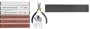 EM-Tec TRP6 Pinzettenspitzen-Reparatur und Schärfset