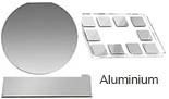 Nano-Tec Aluminiumbeschichtete Silizium- und Glas-Substrate