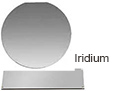 Nano-Tec iridium coated Si and glass substrates
