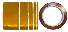 Double sided polyimide tape (similar to Kapton), double liner, 20m long