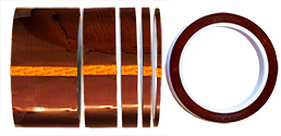 Single sided polyimide tape (similar to Kapton), standard 0.06mm thickness, 33m long