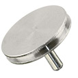 0-002019 Micro to Nano SEM pin stub Ø19 diameter top, standard pin, aluminium