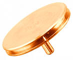 Brass Ø25 mm pin stubs