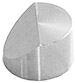 Hitachi  Ø15x10mm M4 angled SEM sample stub, 45 degree, aluminium
