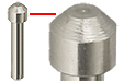 Gatan 3View system SEM pin stubs with standard Ø1.4mm flat, Ø2mm pin x12.5mm H, aluminium