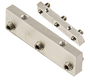 EM-Tec VC12 standard vise clamp plate 12x44x5mm incl. set screws