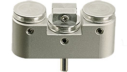 EM-Tec FS21 FIB grid and sample holder for up to 2 FIB grids and  Ø12.7mm pin stub, pin