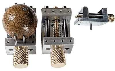 EM-Tec PV26 Präzisionsschraubstock für bis zu 26mm grosse Proben, Std Pin