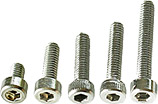 EM-Tec M2C set of socket cap screws M2, stainless steel AISI 304:<br><br> 10 each M2 x5mm, 10 each M2 x 6mm, 10 each M2 x 8mm, 10 each M2 x 10mm & 10 each M2 x 12mm