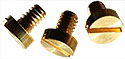 EM-Tec M2PB set of slotted pan head screws M2, brass:<br><br> 20 each M2 x 3mm