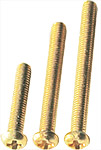EM-Tec M3RB set of phillips round head screws M3, brass:<br><br> 10 each M3 x 16mm, 10 each M3 x 25mm & 10 each M3 x 30mm