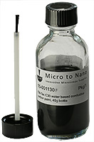EM-Tec C30F water based conductive carbon paint, no VOC, 40g bottle