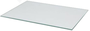Clear hardened glass plate
