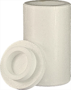 16-001040.jpg EM-Tec CD40 styrofoam liquid nitrogen cryo container with lid,  4.6 litres