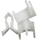 Micro-Tec T1W  white plastic embedding T clip for single thin sample