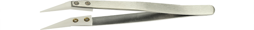 50-014515Value-Tec-1B-ZTA-ceramic-tips-tweezers-sharp-angled-tips.jpg Value-Tec 1B.ZTA ceramic tips tweezers, sharp, angled tips, 126mm