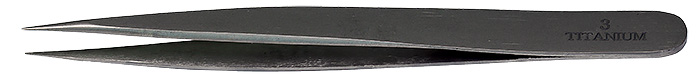 50-014630.jpg Value-Tec 3.TT fine titanium tweezers, style 3, fine pointed tips