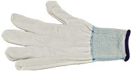 EM-Tec knitted nylon gloves, one size fits all, white, pair