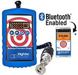 Bullseye Bluetooth wireless precision vacuum gauge with Thermocouple sensor, KF25