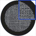 EM-Tec TEM square mesh support grids, 600 Mesh, 26 μm hole, 15 μm bar