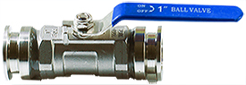 EM-Tec KF In-line stainless steel ball valves