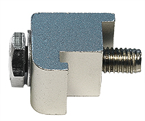 EM-Tec ISO-K single aluminium clamp with AISI 304 stainless steel bolt