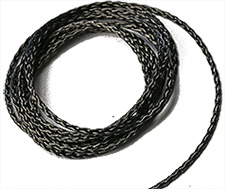 High purity carbon fiber thread grade CT7 for carbon evaporation, Ø1.3mm, 0.7g/m