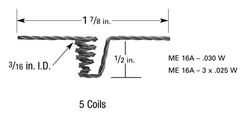 Micro-Electronics evaporation filament source ME16A, Tungsten
